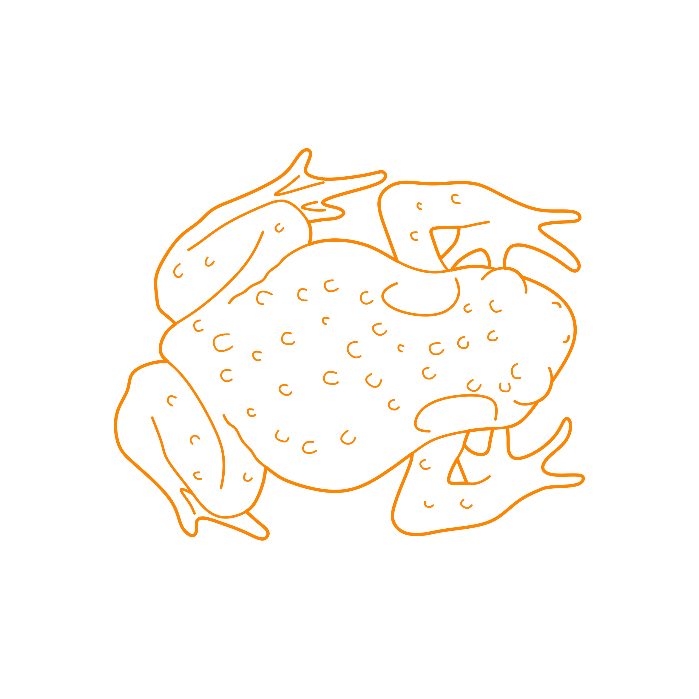 Animals Frogs Common Toad Outline Svg Vector Free Vectors